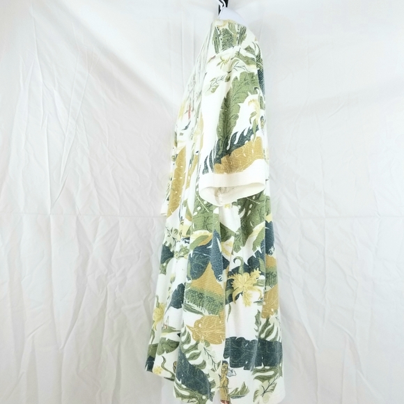 OP Sport Vintage Hawaiian Print Polo Shirt - Picture 4 of 7